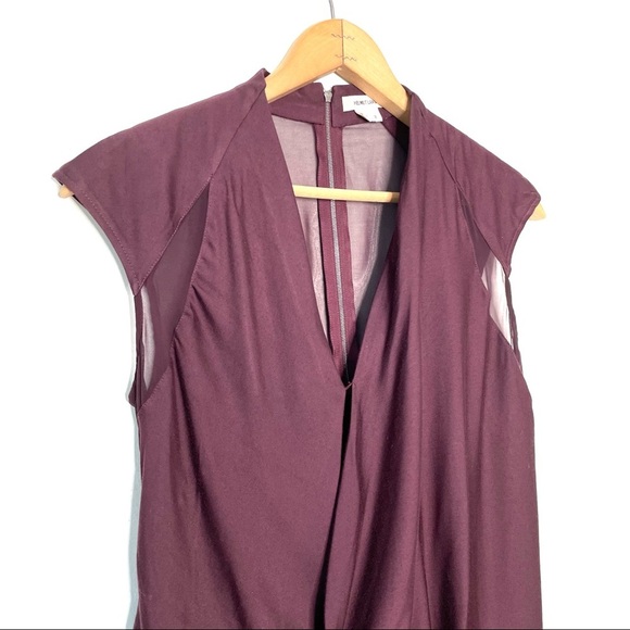 Helmut Lang | Purple Silk Dress - Picture 3 of 11